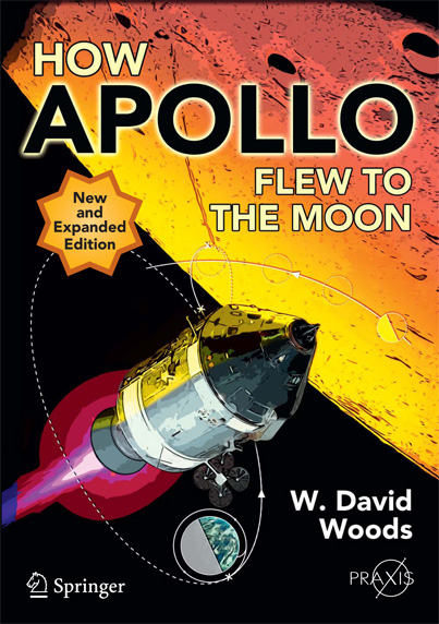 Cover of How Apollo Flew to the Moon by W. David Woods.